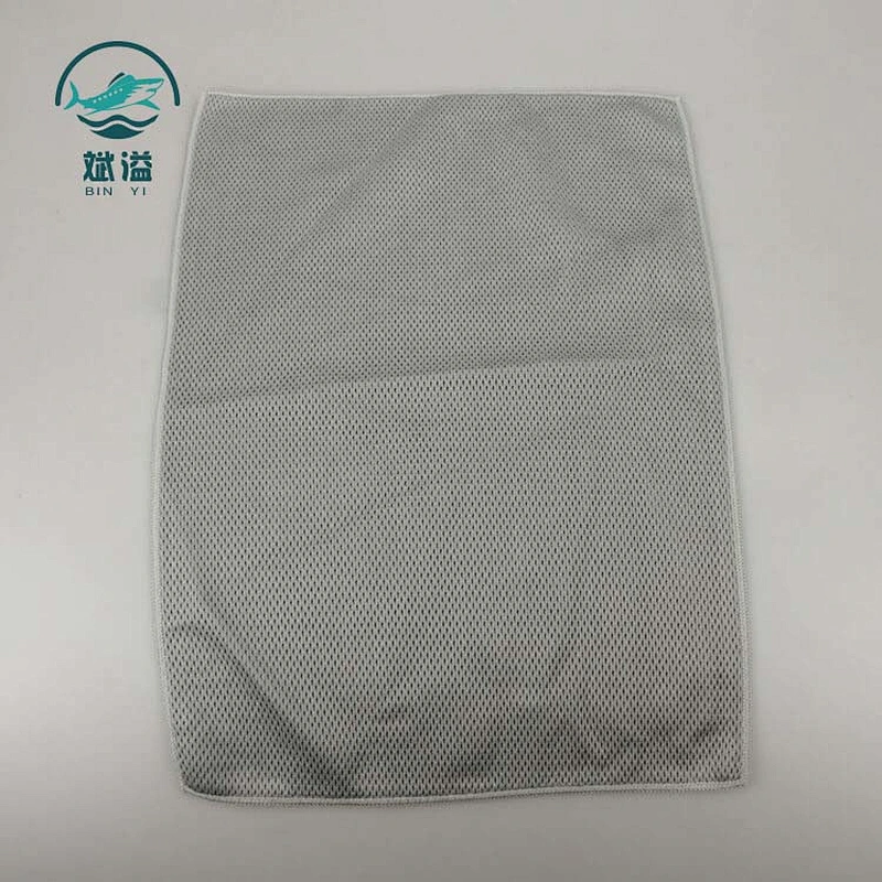 3D Sandwich mesh household dish cleaning microfiber towel
